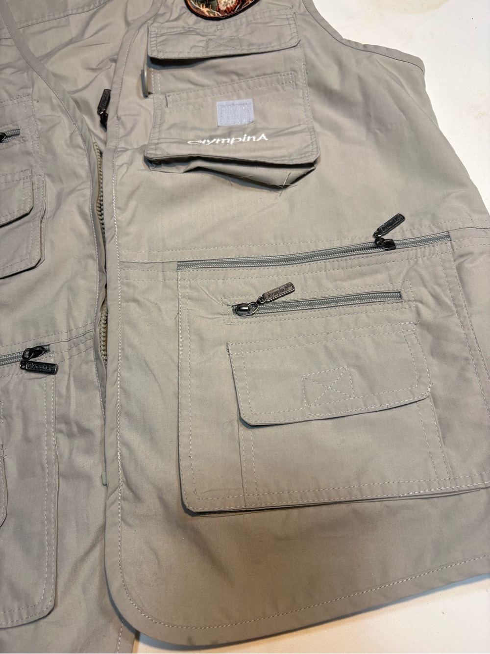 OlympinA Multi-Pocket Outdoor Utility Vest fishing hunting photography travel - Picture 10 of 12
